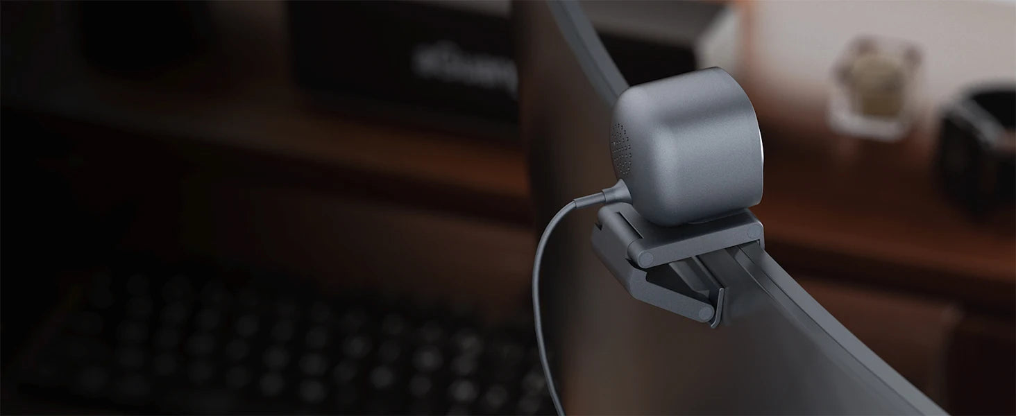 NearStream Webcam USB 1080P 60FPS con microfono AI a cancellazione del rumore