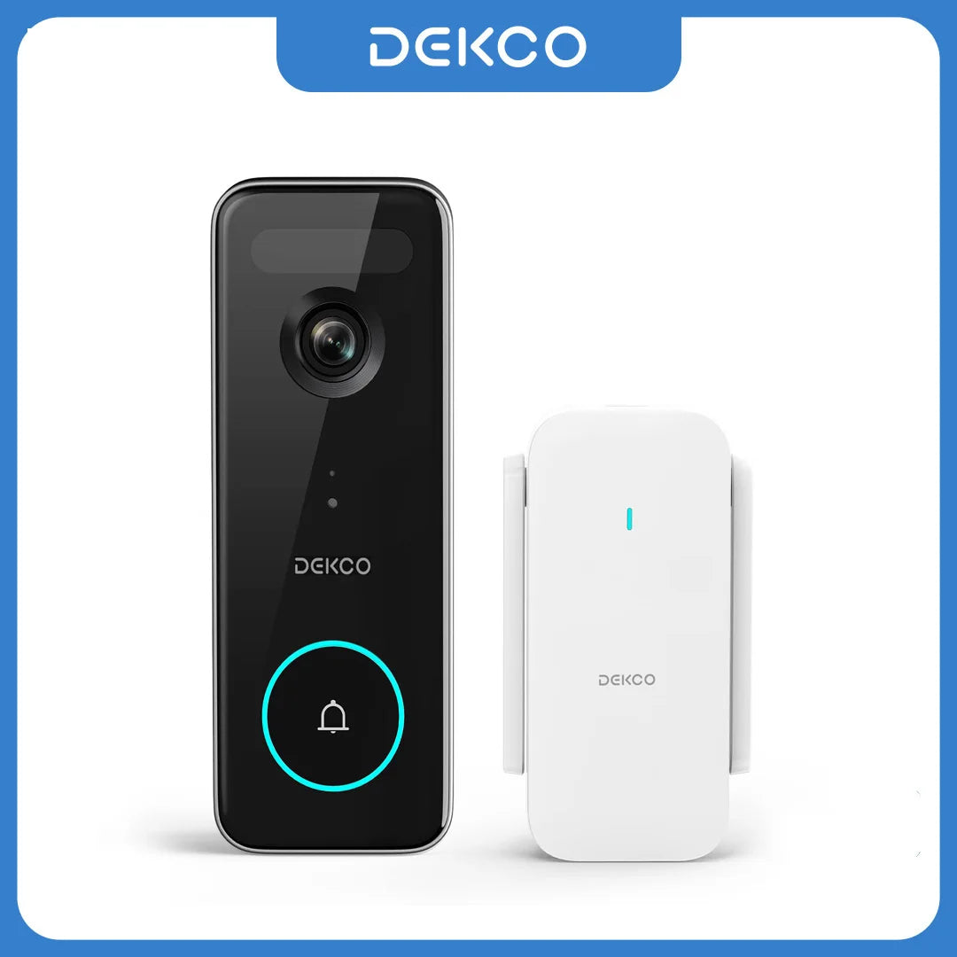 5MP WiFi Video Doorbell with Motion Detection and Two-Way Audio