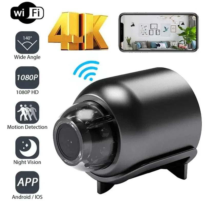 Mini 1080P WiFi bezpečnostná kamera s nočným videním a detekciou pohybu