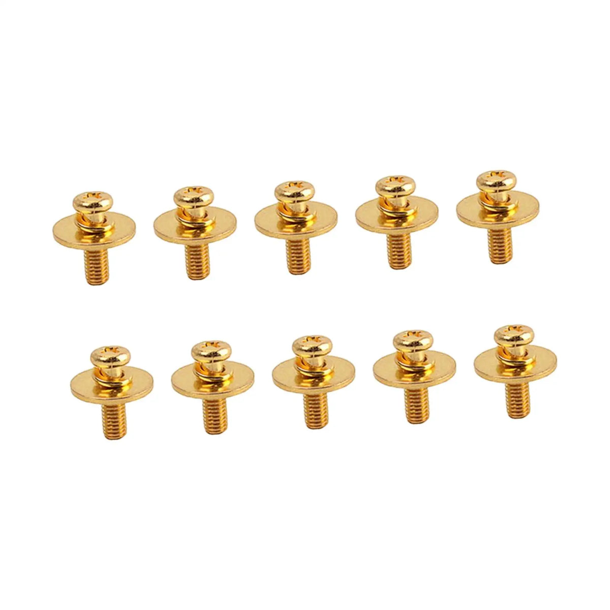 10 μεταλλικά βιδάκια στερέωσης των γίων, 1,9 cm