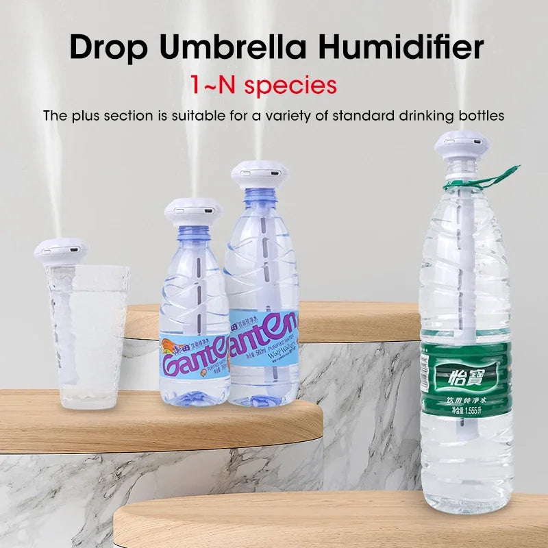 Portable USB Mist Humidifier for Desk, Car and Bedside