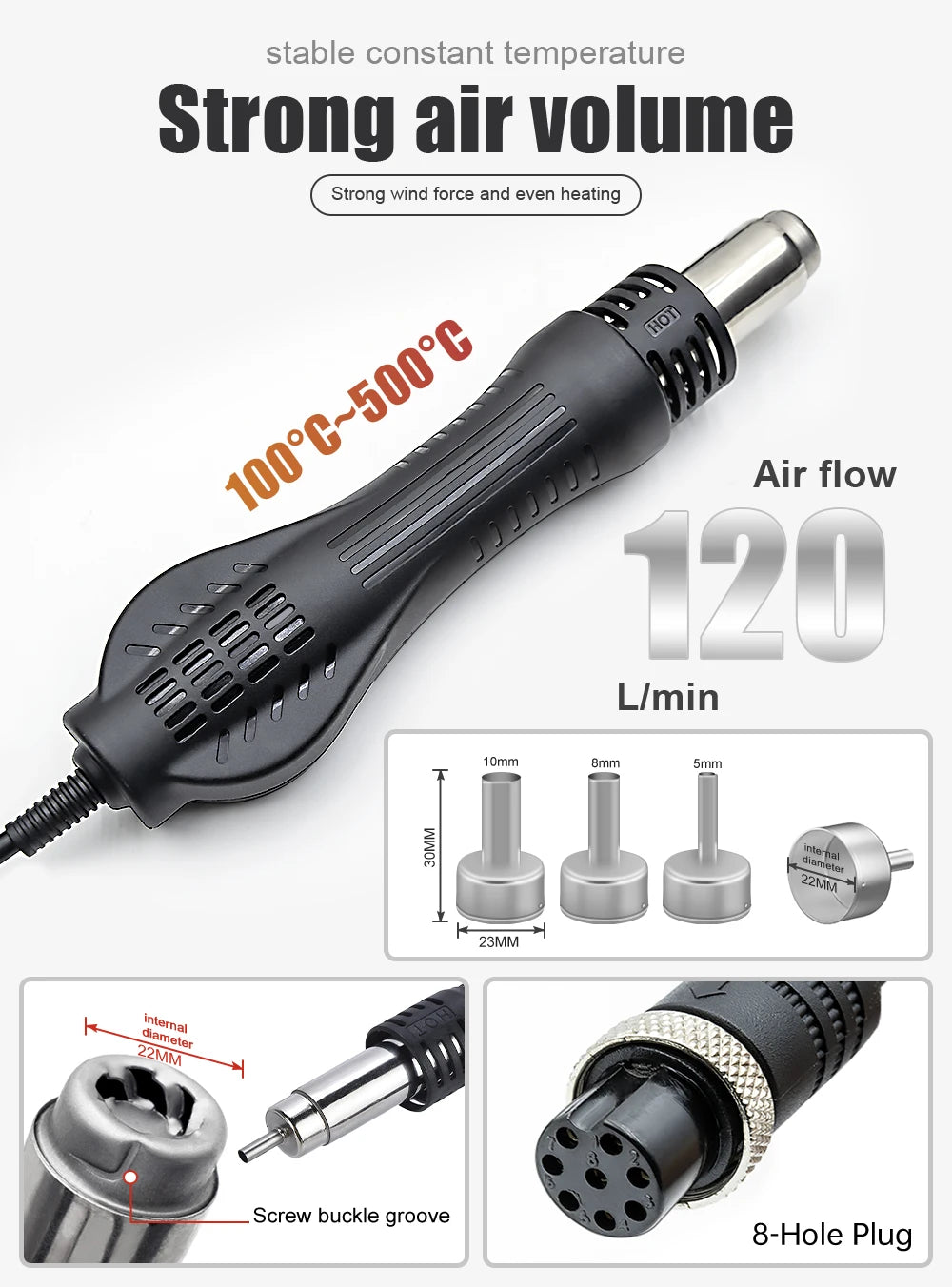 858D Hot Air Rework Station