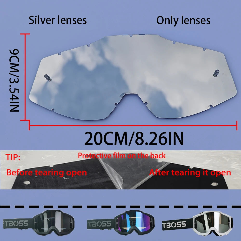 Motorcycle Goggles Dustproof Racing Glasses for Men & Women