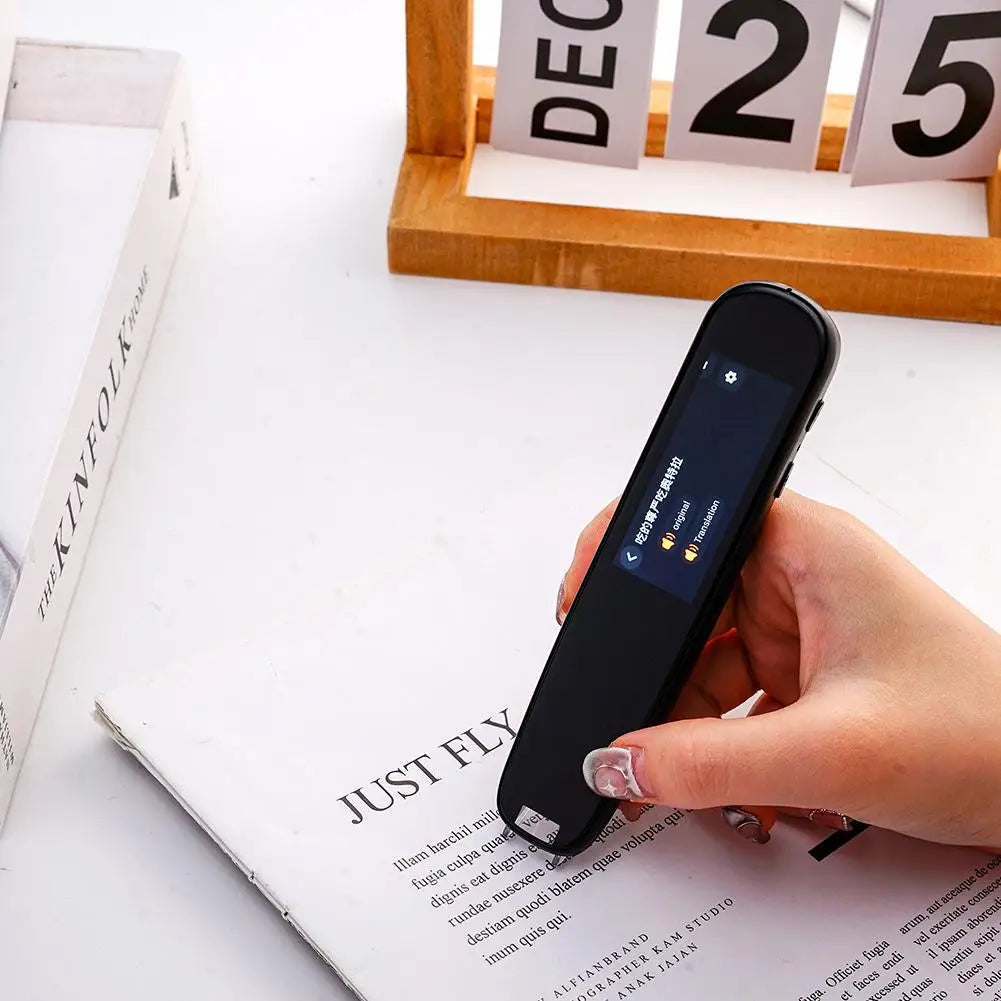 Offline Translation Pen For Teacher Student Dictionary English Intelligent Scanning Point Reading 123 Languages Translator Pen 