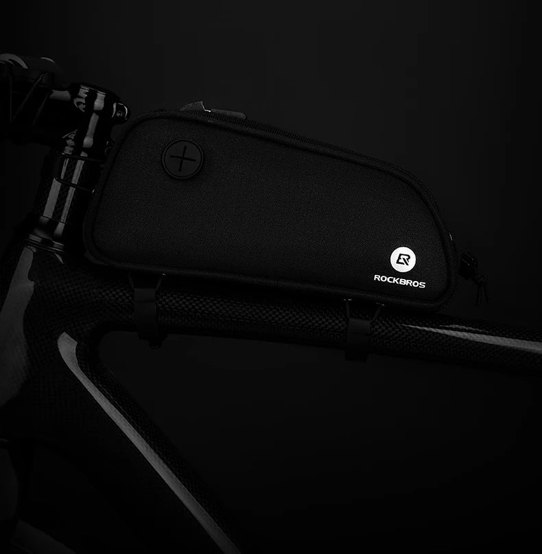 1.3L Bicycle Top Tube Bag with Earphone Port
