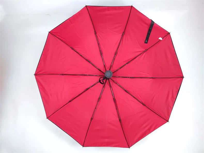 Windproof Double Layer Fully Automatic Resistant Umbrella 
