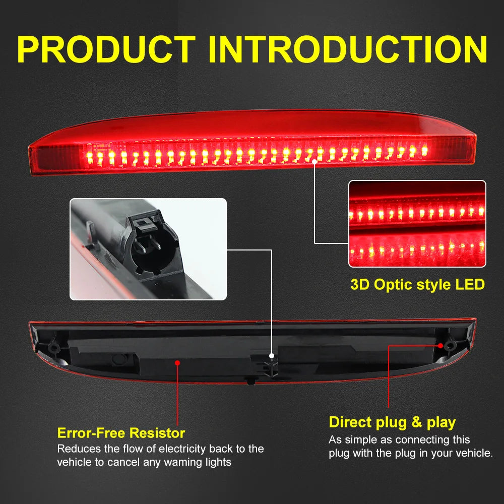 1 PCS 3rd Brake LightRear High Level Stop Light 7700410753 Brake Car LED For Renault Clio MK2 MK3 1998 1999 2000-2014