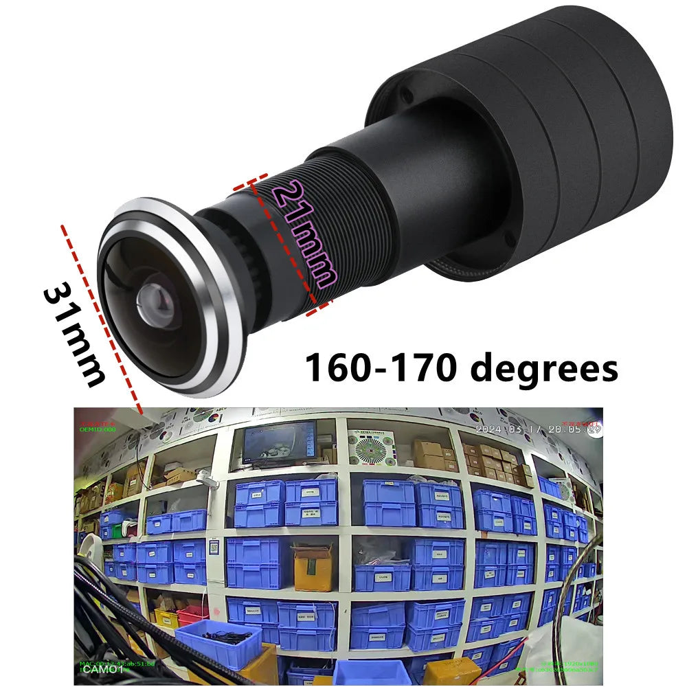 ICSEE WiFi Smart Door Peephole Camera 1080P Fisheye