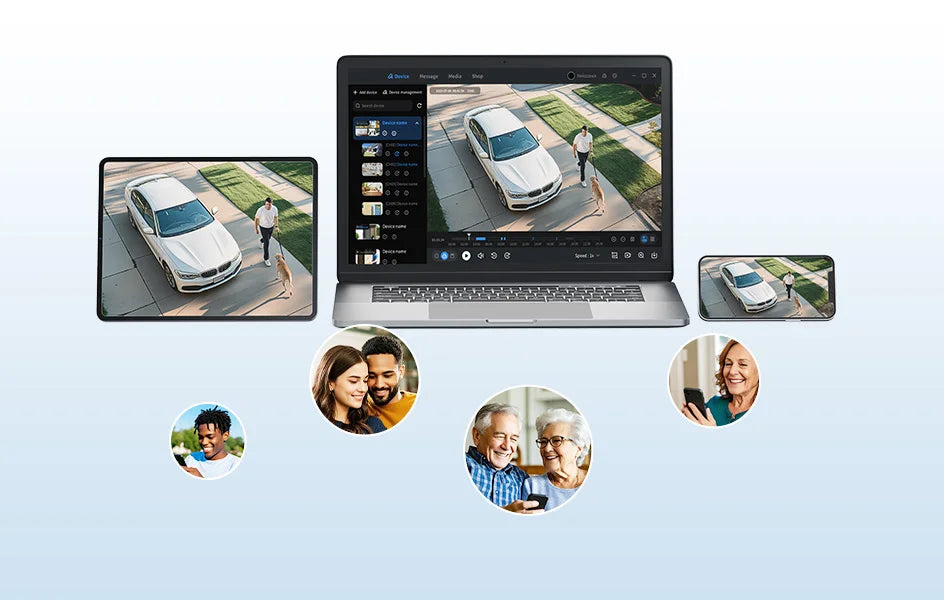 ZOSI C680 2K Window Security Camera with Full-Color Night Vision