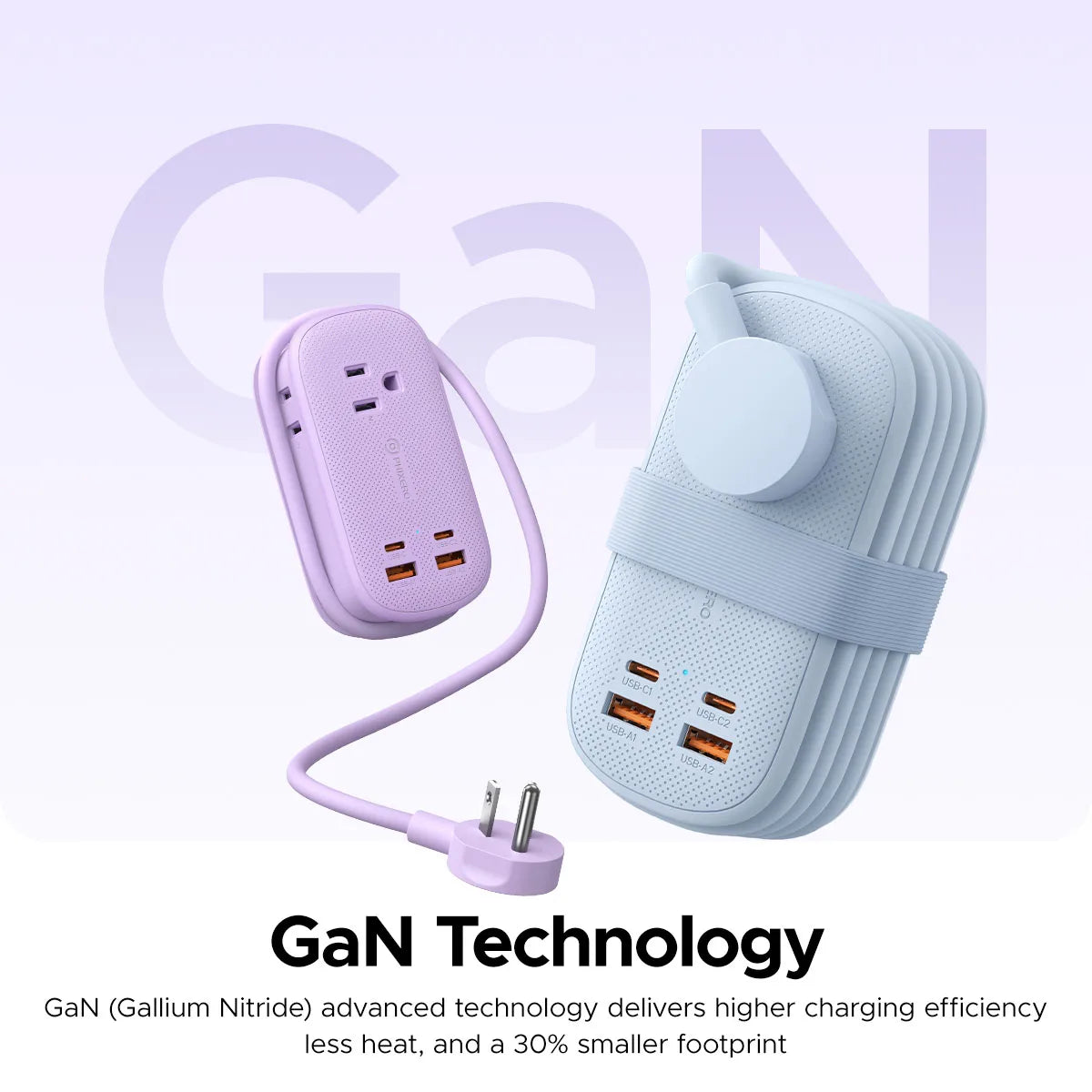 US-Plug Power Strip with USB Ports - Model Options