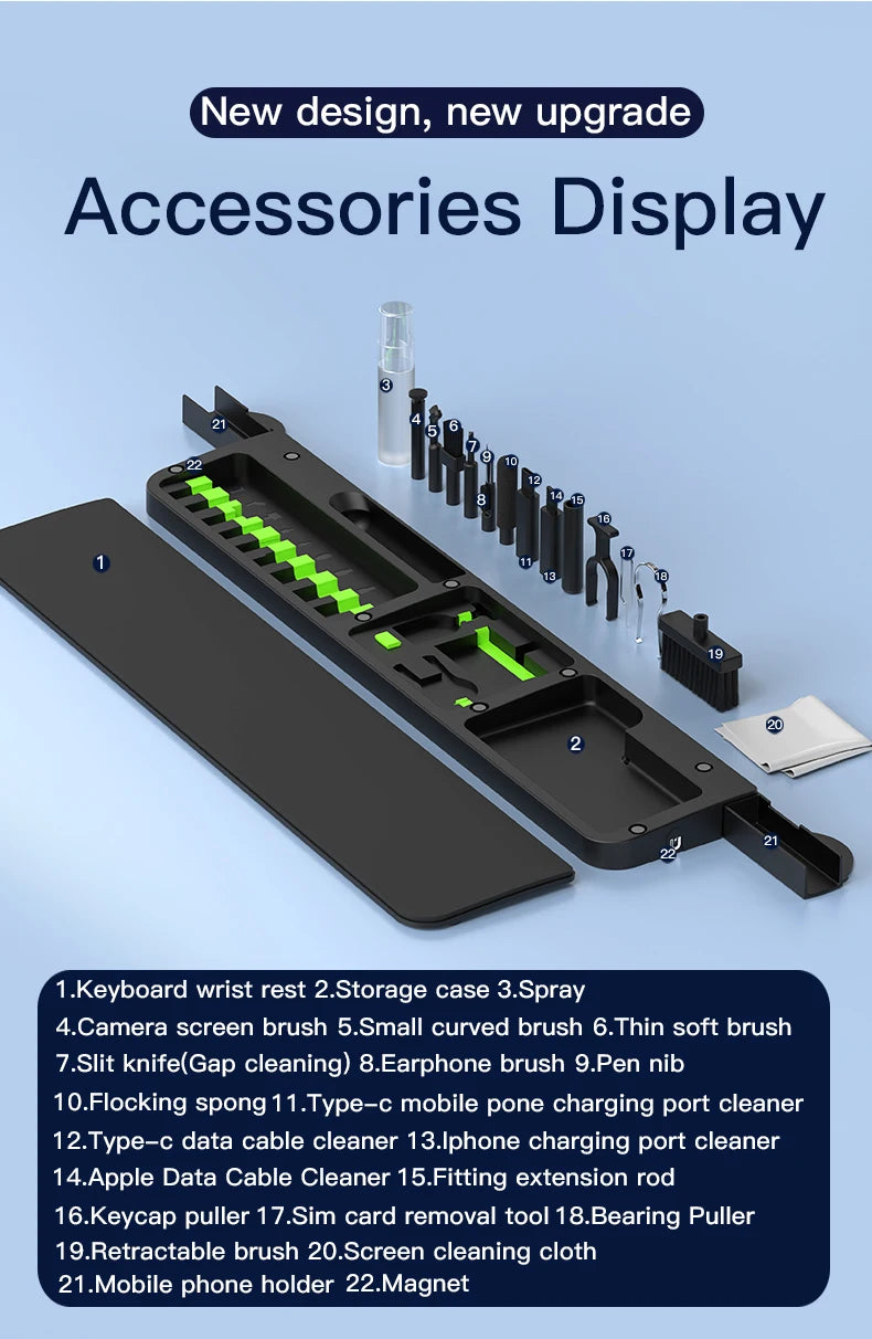 QS-22 Device and Keyboard Cleaning Tool Kit