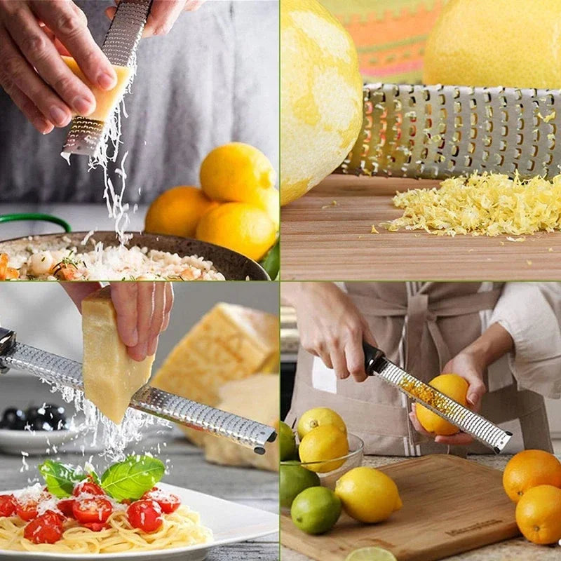 Stainless Steel Cheese Grater Slicer Lemon Zester Chocolate Chopper Fruit Peeler Planer Vegetables Cutter Kitchen Gadgets 