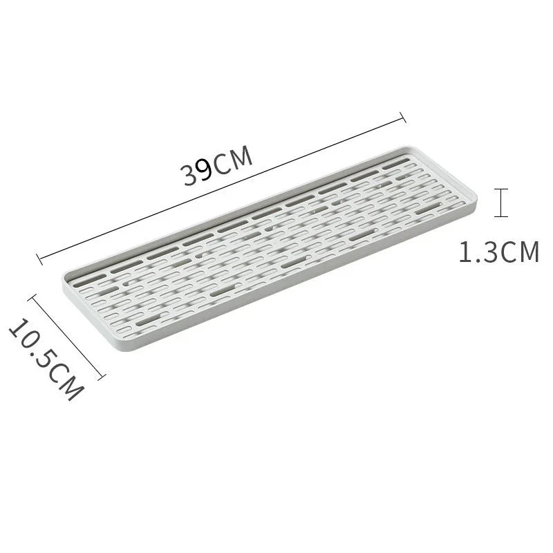 Rectangular Draining Tray with Slotted Insert