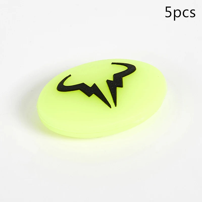 5pcs Tennis Cartoon Racket Shock Absorber Vibration Dampeners Silicone Durable Tennis Accessories