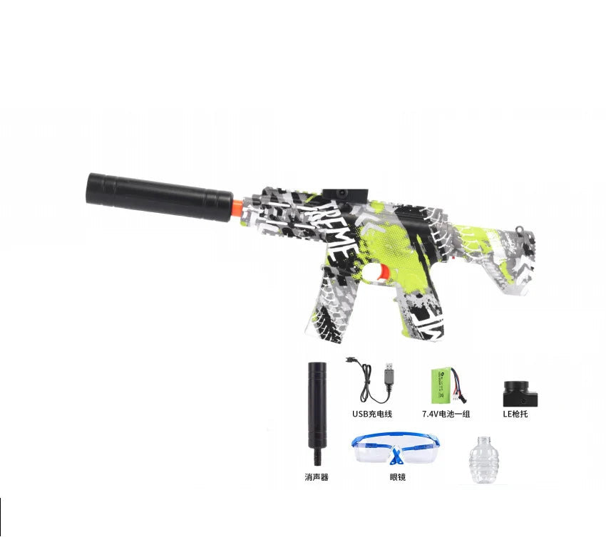 New M416 Electric Blaster Gun Set High Precision Shooting Toy Perfect Outdoor Toys Gifts for Boys Birthday (Bullets Excluded) 