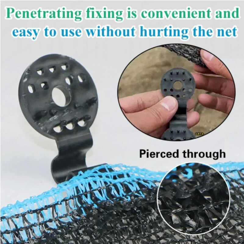 Clips für Schattiergewebe und Gartennetze, 50er- oder 100er-Pack