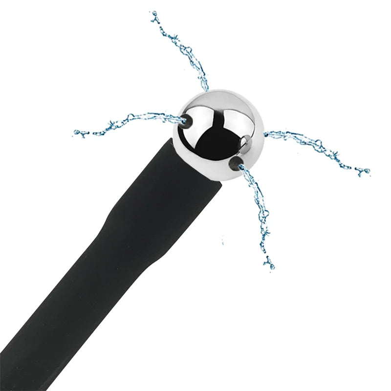 25 to 200cm Long Douche Silicone Enema Syringe Anal Shower Cleaning Head Anal Beads Butt Plug Nozzle Tip Faucet Attachment Gay 