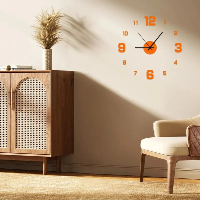 Frameless DIY Wall Clock - Colour Options