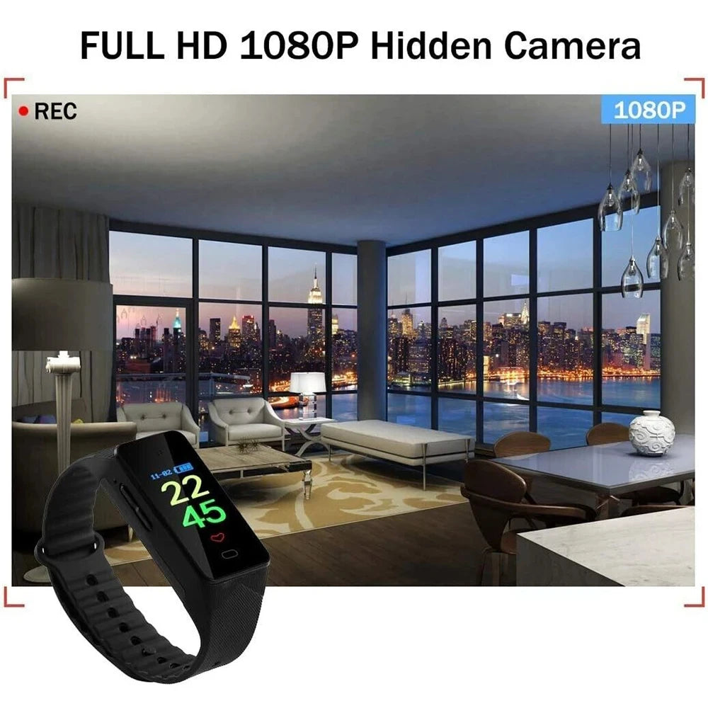 Mini orologio fotografico 1080P HD DV Videoregistratore professionale Bracciale Dittafono Piccola fotocamera sportiva DVR Polsino Videocamera
