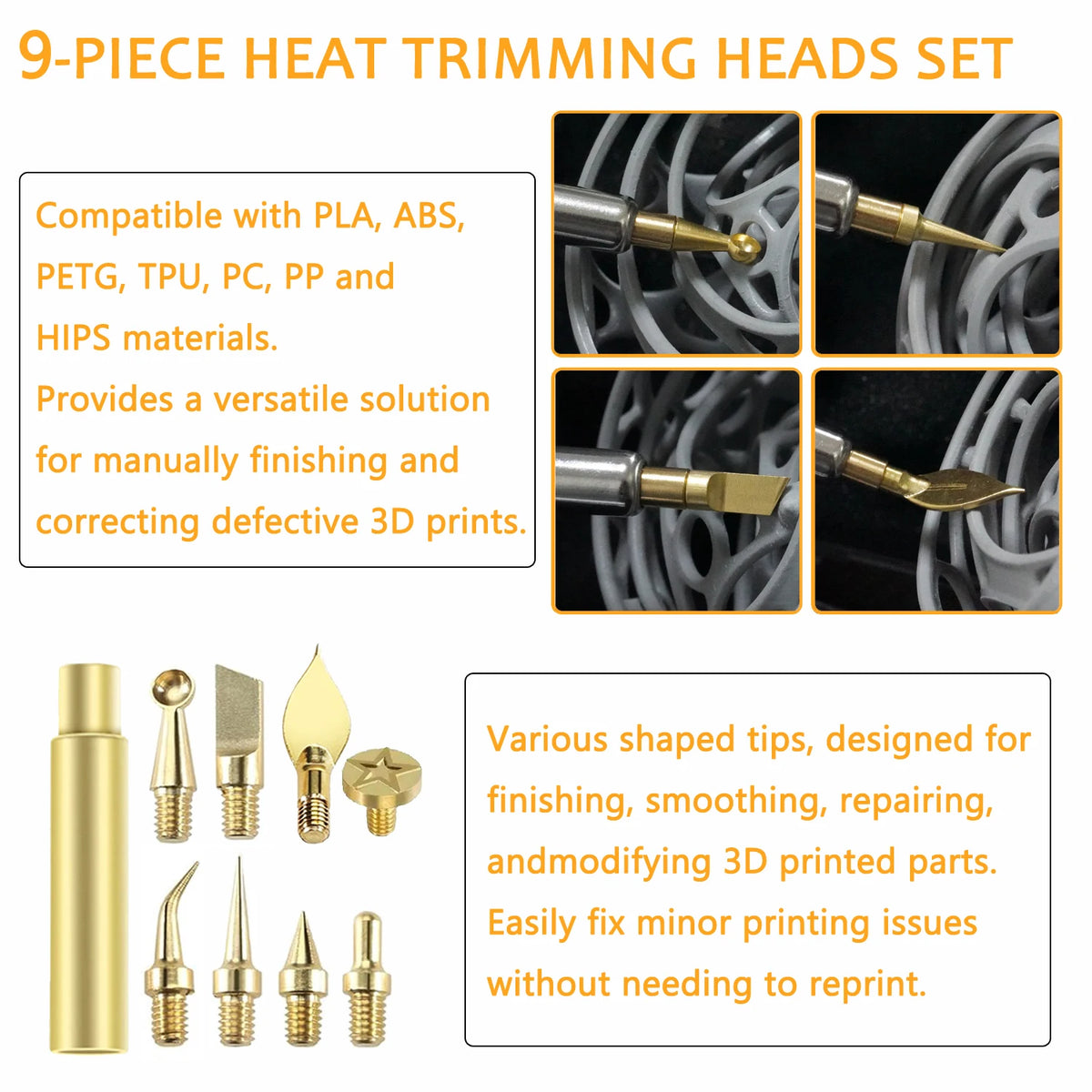 3D Print Heat-Finishing and Insert Tool - Kit Options