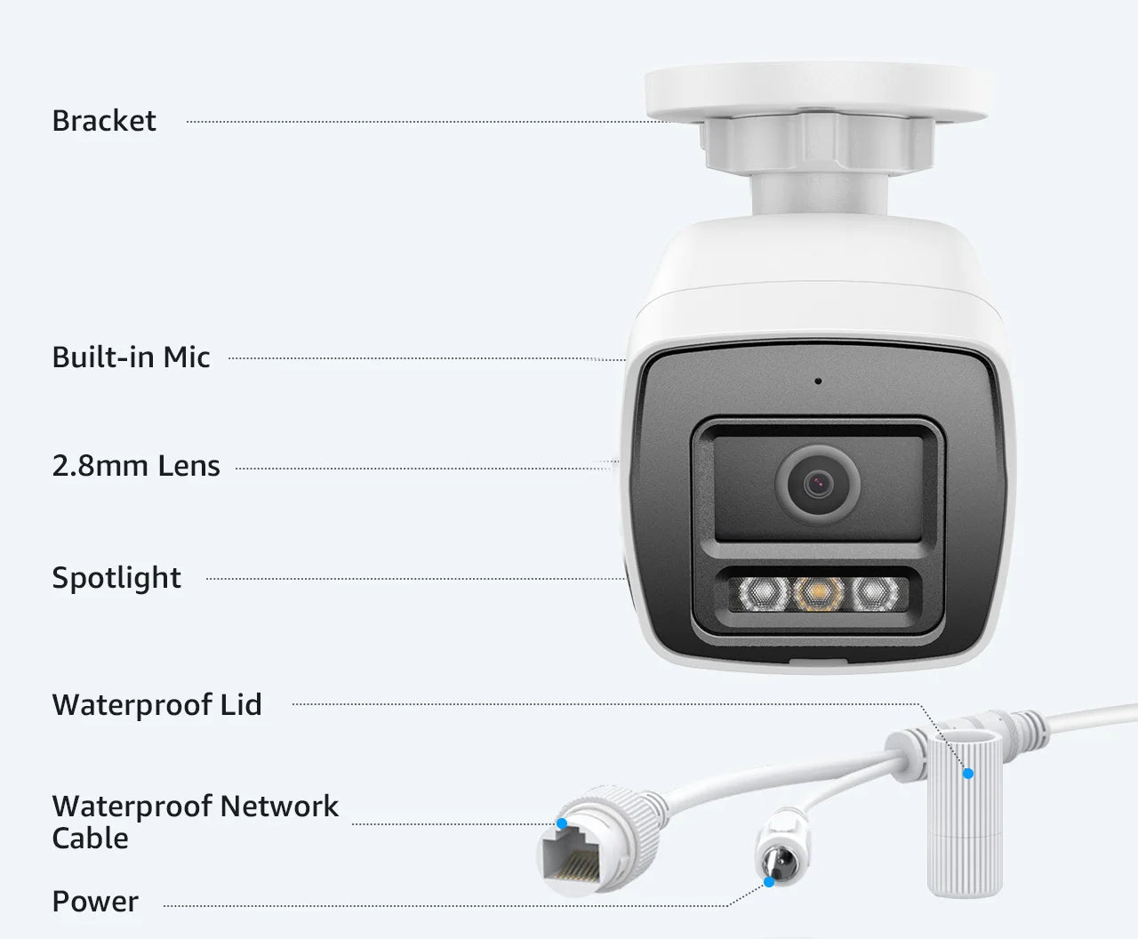 ANNKE 12MP Outdoor PoE Security Camera with Dual Light