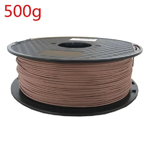 Wood-Effect PLA Filament, 1.75mm, Multiple Shades