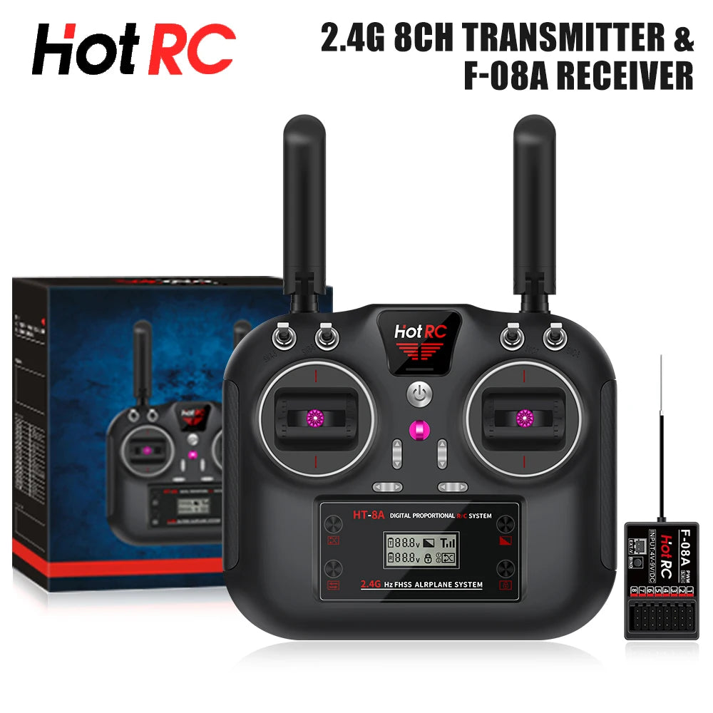 HT-8A / HT-10A 2.4GHz RC Radio System Options