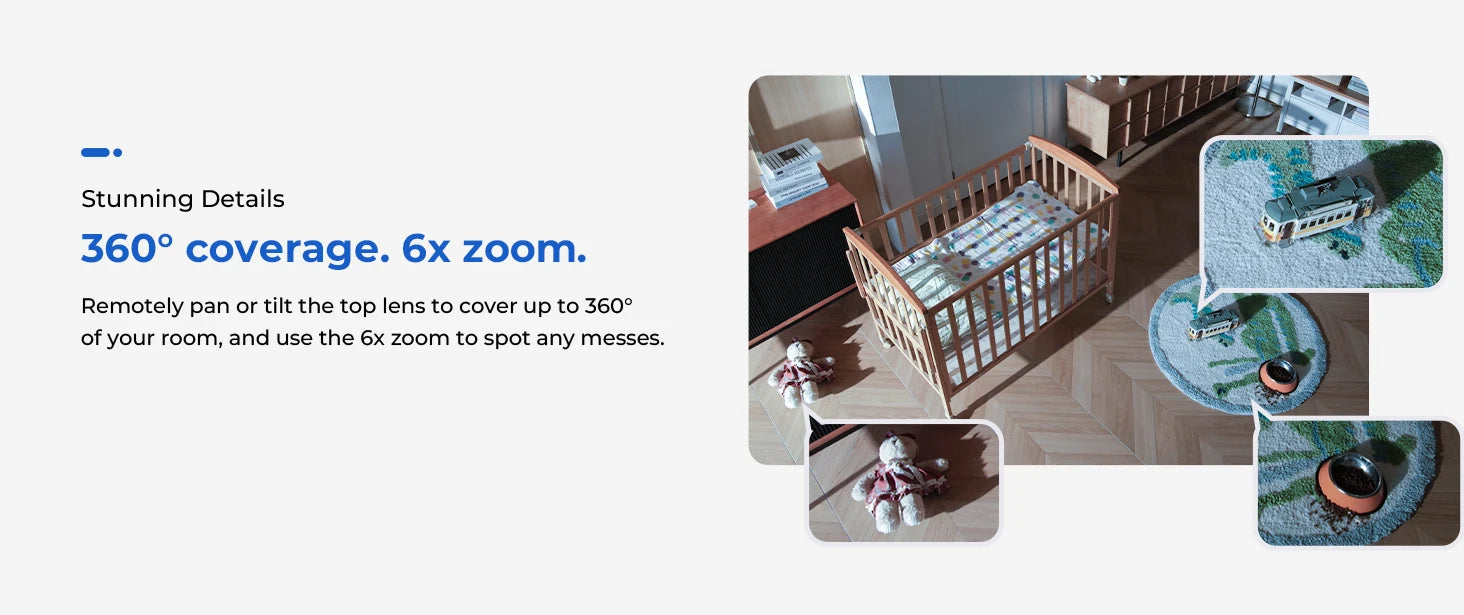 IMILAB C30 Dual 3K Baby Monitor with AI Tracking and Color Night Vision