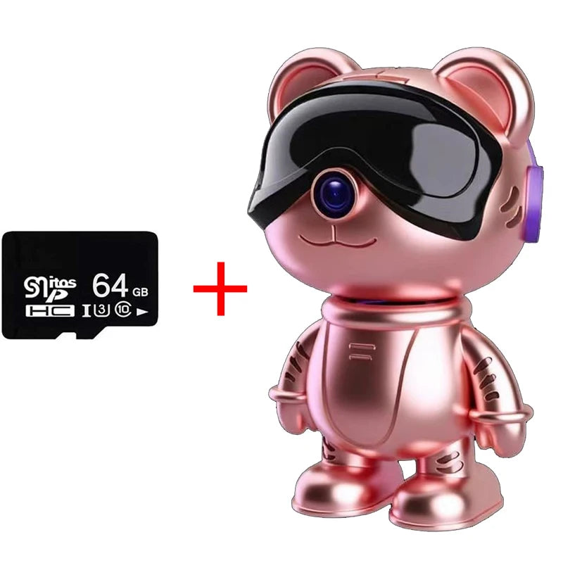 Caméra de surveillance intérieure sans fil 5MP WiFi Vision nocturne PTZ Son à deux voies Protection de sécurité HD Smart Home P6 Slite Robot Cam