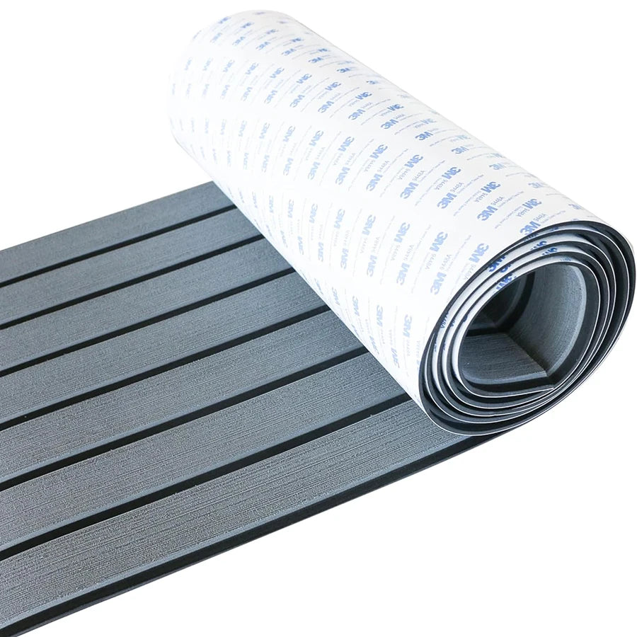 EVA Foam Boat Flooring 2400x450mm Self-Adhesive Faux Teak Decking