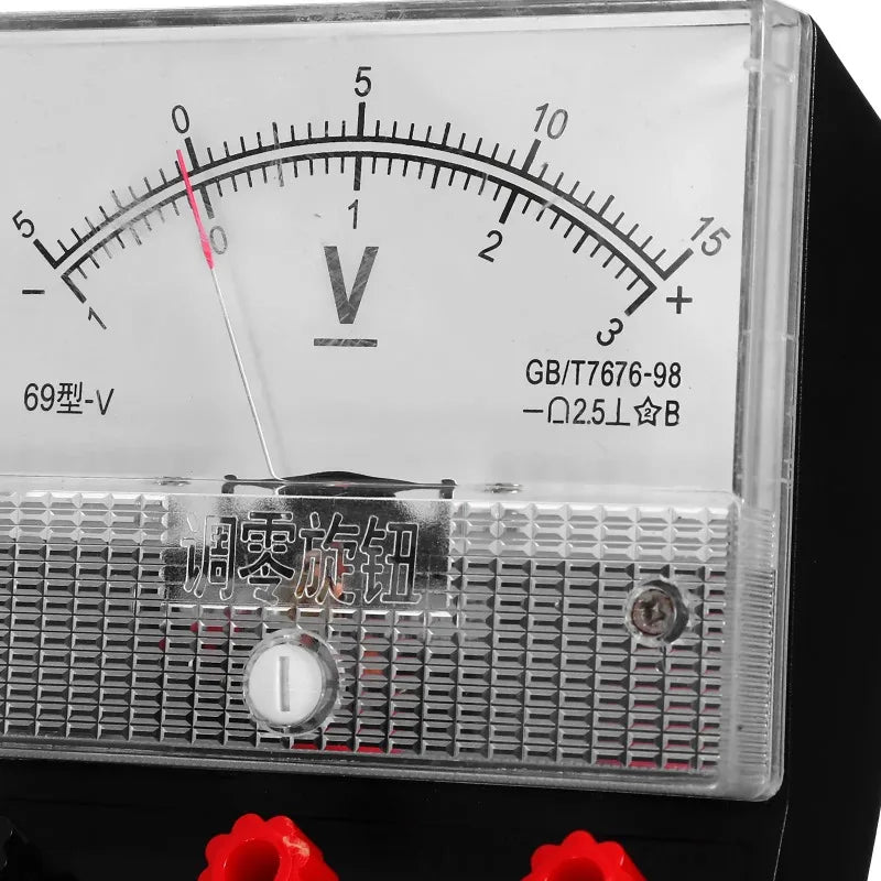Ampèremètre ou voltmètre analogique pour salle de classe