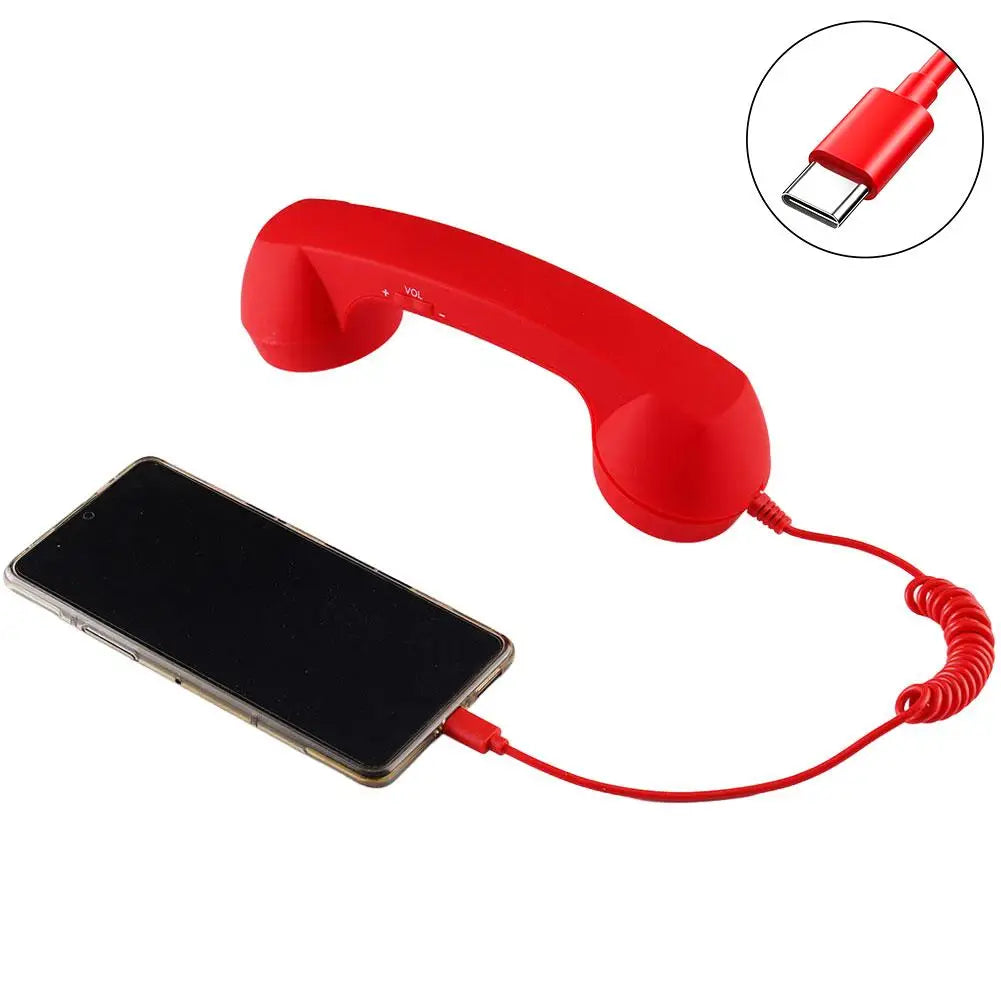 Auricular telefónico con micrófono y conector Type-C