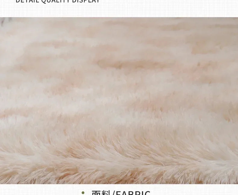 Super Soft Plush Round Rug Mat Fluffy White Carpets For Living Room Home Decor Bedroom Kid Room Decoration Salon Thick Pile Rug 