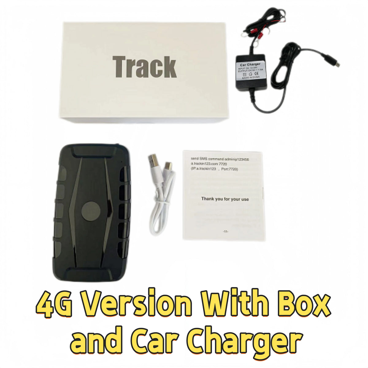 TK918 10000mAh Battery 4G GPS Tracker Car  Locator GPS 4G Positioners 10000mAh Magnetic Real Time for Car Motorcycle Free APP