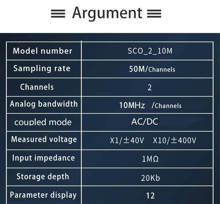Dual-Kanal Handheld-Digitaloszilloskop
