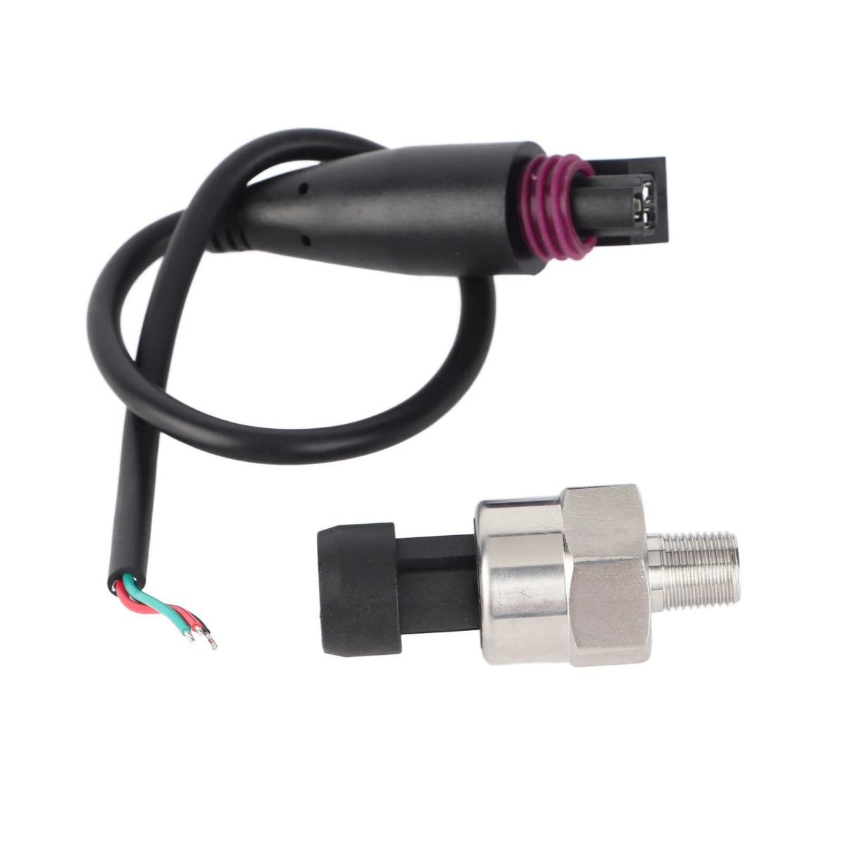 Sensor de Presión Rosca 1/8NPT, Transductor de Presión en Acero inoxidable para Aceite Combustible Aire Agua