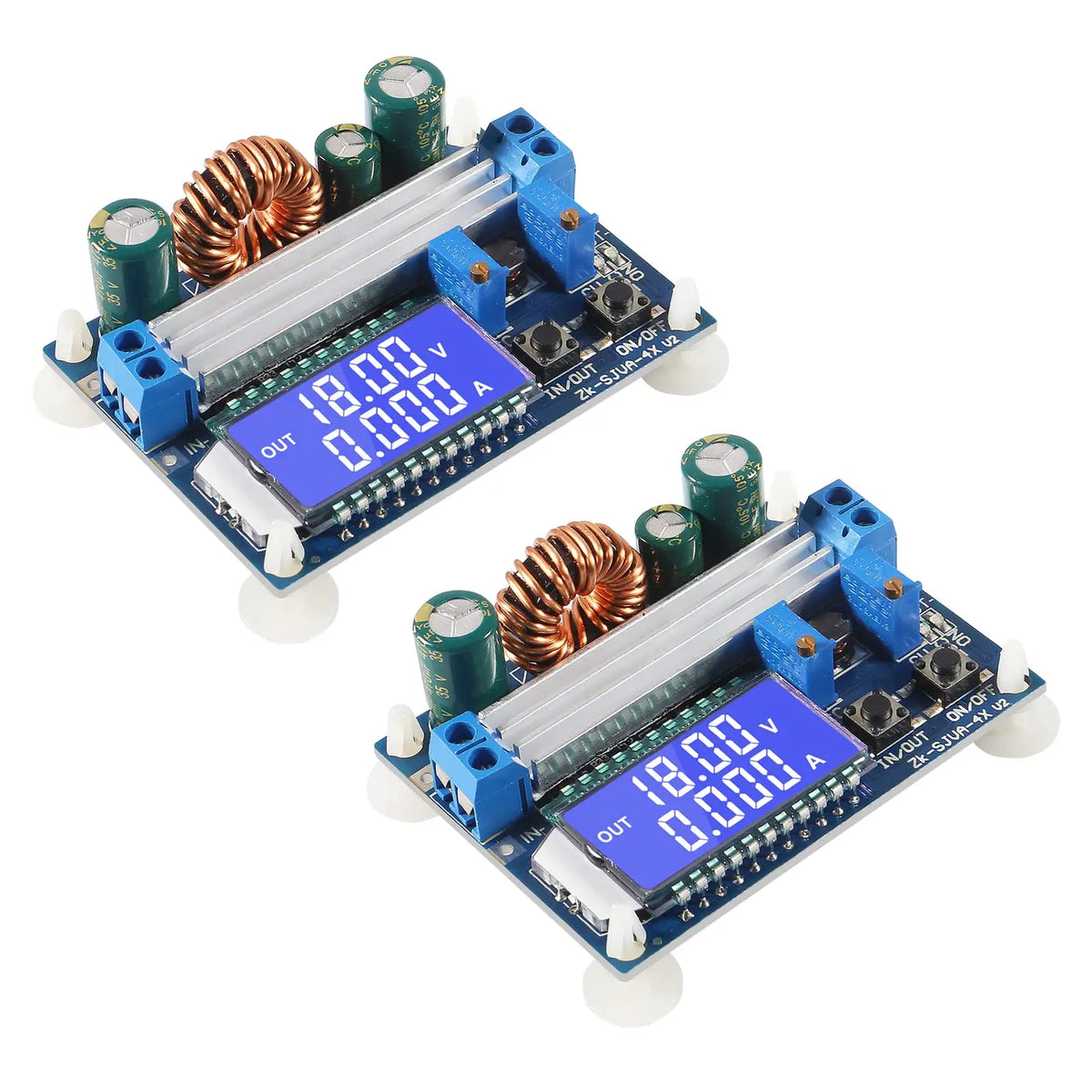 Adjustable DC Buck-Boost Converter with LCD