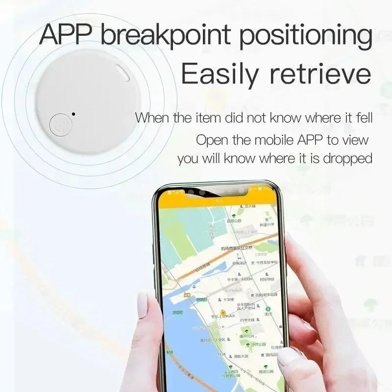 Bluetooth 5.0 Mini GPS Anti‑Lost Tracker Smart Locator Finder Device For Pets Elderly Kids Wallet Bag Car Item Tracking Tool Support IOS Android System