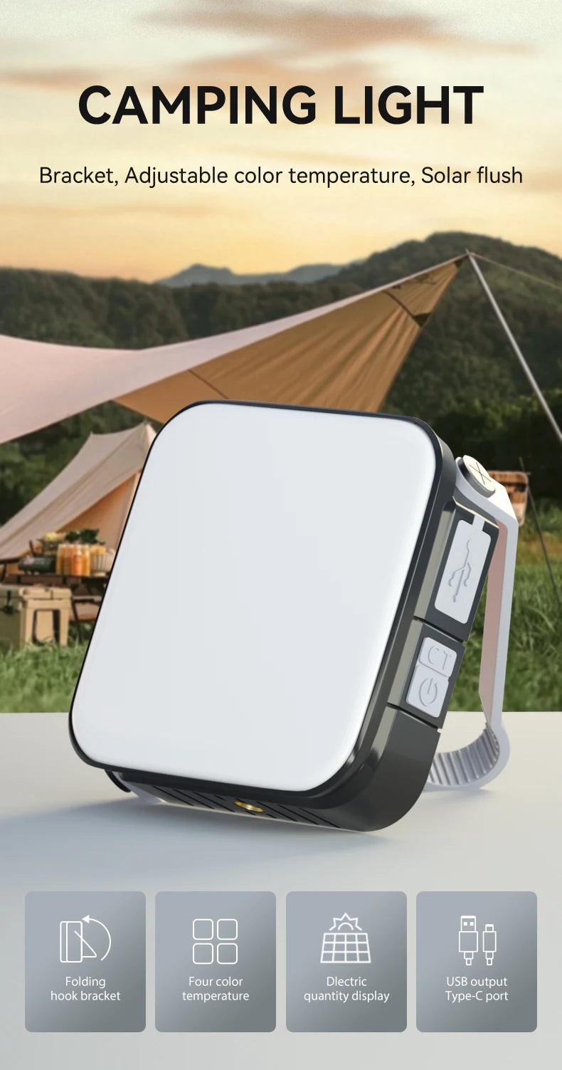 Rechargeable Camping Lantern Portable Hanging Light