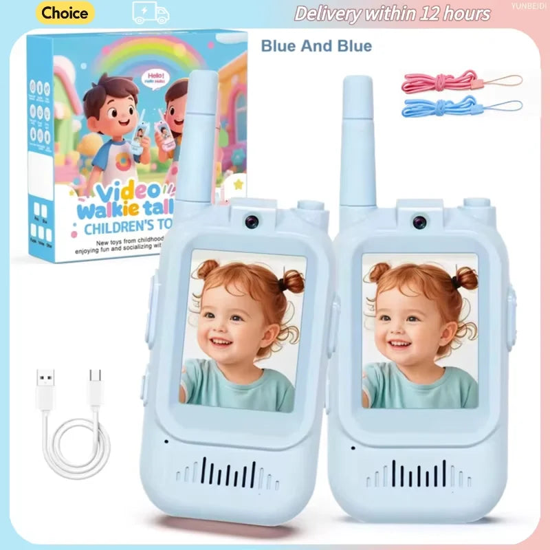 Kinderen USB-C Video Walkietalkie Set