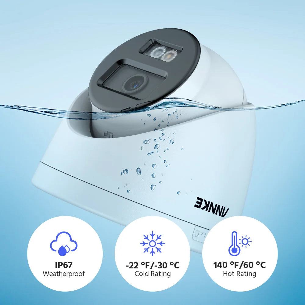 ANNKE 12MP Outdoor PoE Security Camera with Smart Dual Light