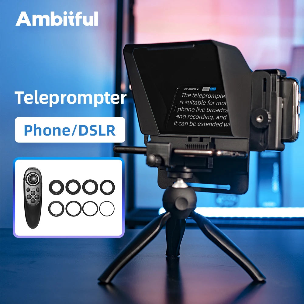 T1 Mini Teleprompter - Kit Options