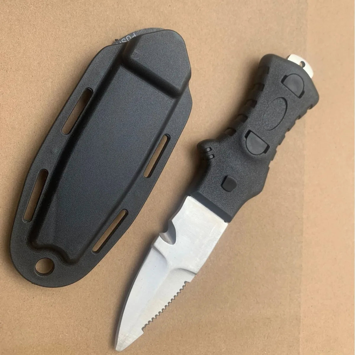 Stainless Steel Dive Knife with Line Cutter