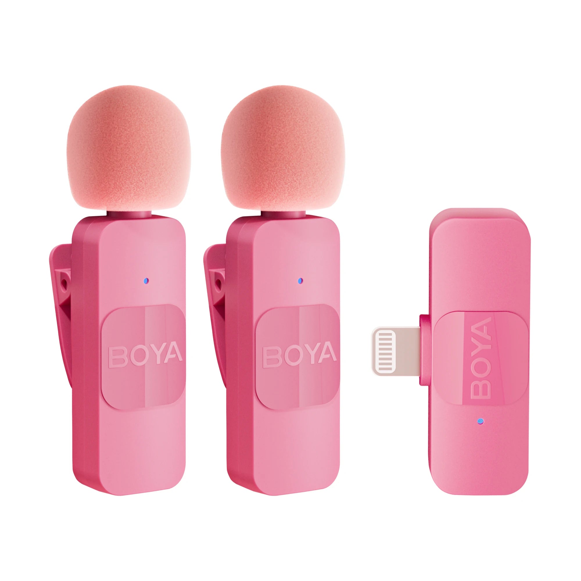 BOYA BY-V Professional Wireless Lavalier Mini Microphone for iPhone iPad Android Live Broadcast Gaming Recording Interview Vlog 