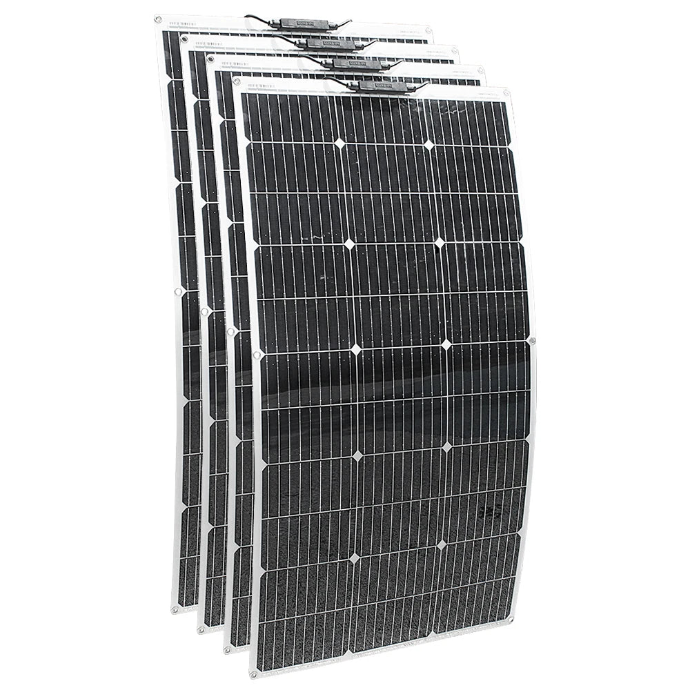 100W гъвкав монокристален соларен панел 12V/24V