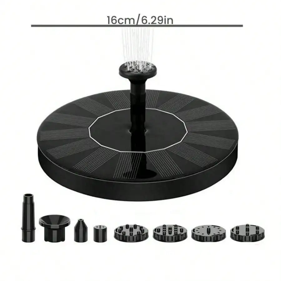 New Mini Solar Water Fountain Pool Pond Waterfall Fountain Garden Supplies Decoration Outdoor Solar Powered Fountain Bird Baths 