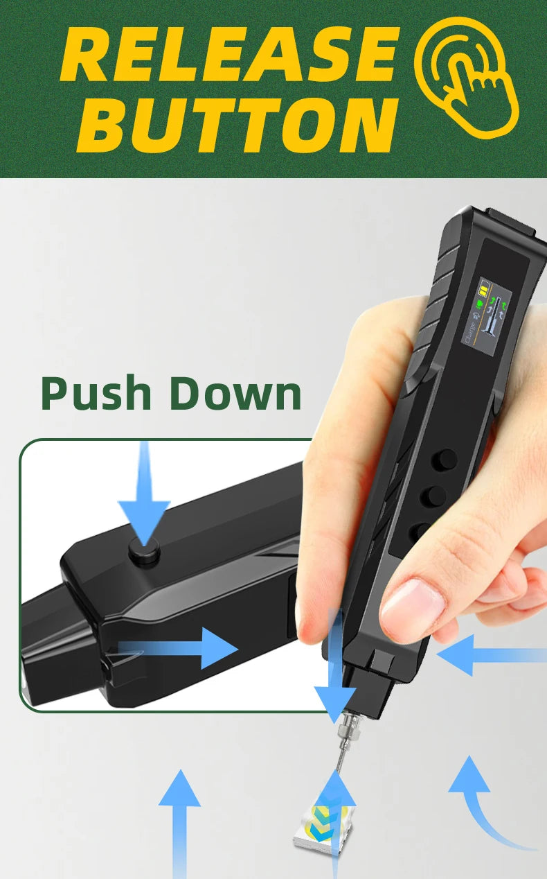 Oplaadbare vacuüm SMD-componentoppikker pen