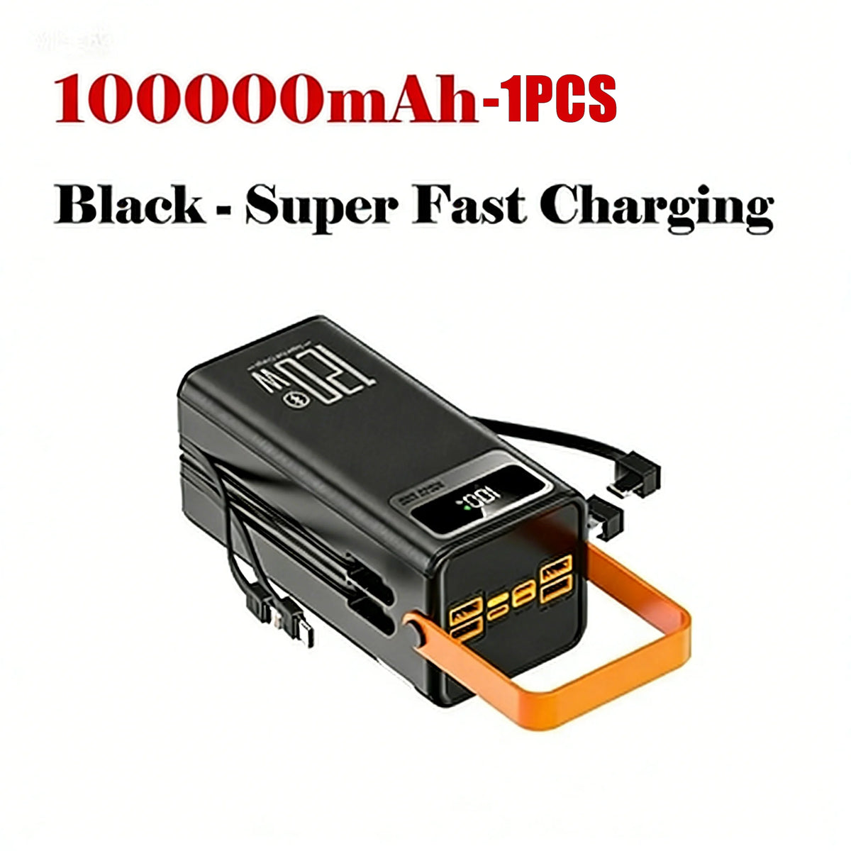 High-Capacity USB Power Bank - Size Options