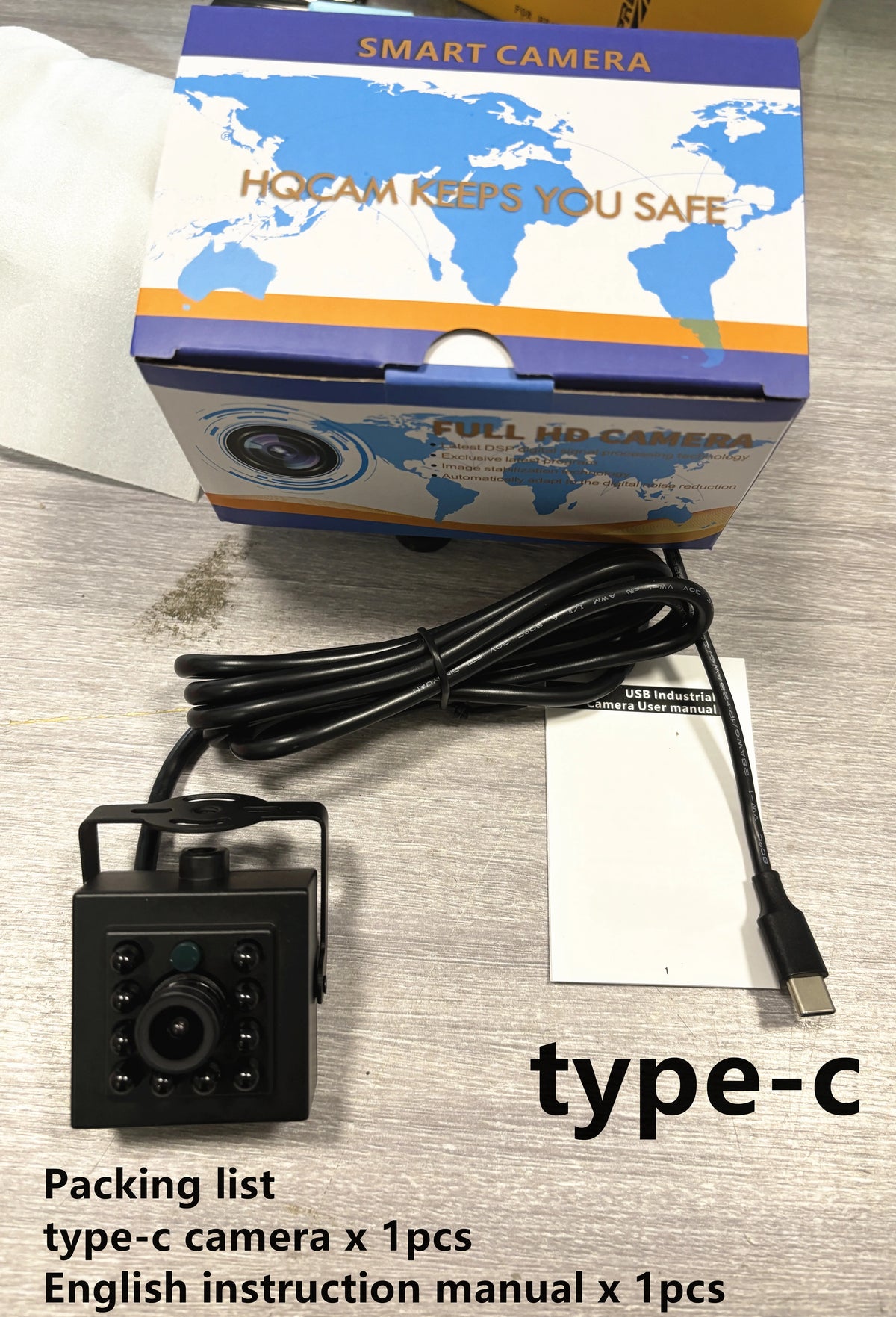 Night Vision USB Camera 720P 1080P OTG Micro USB Type-C