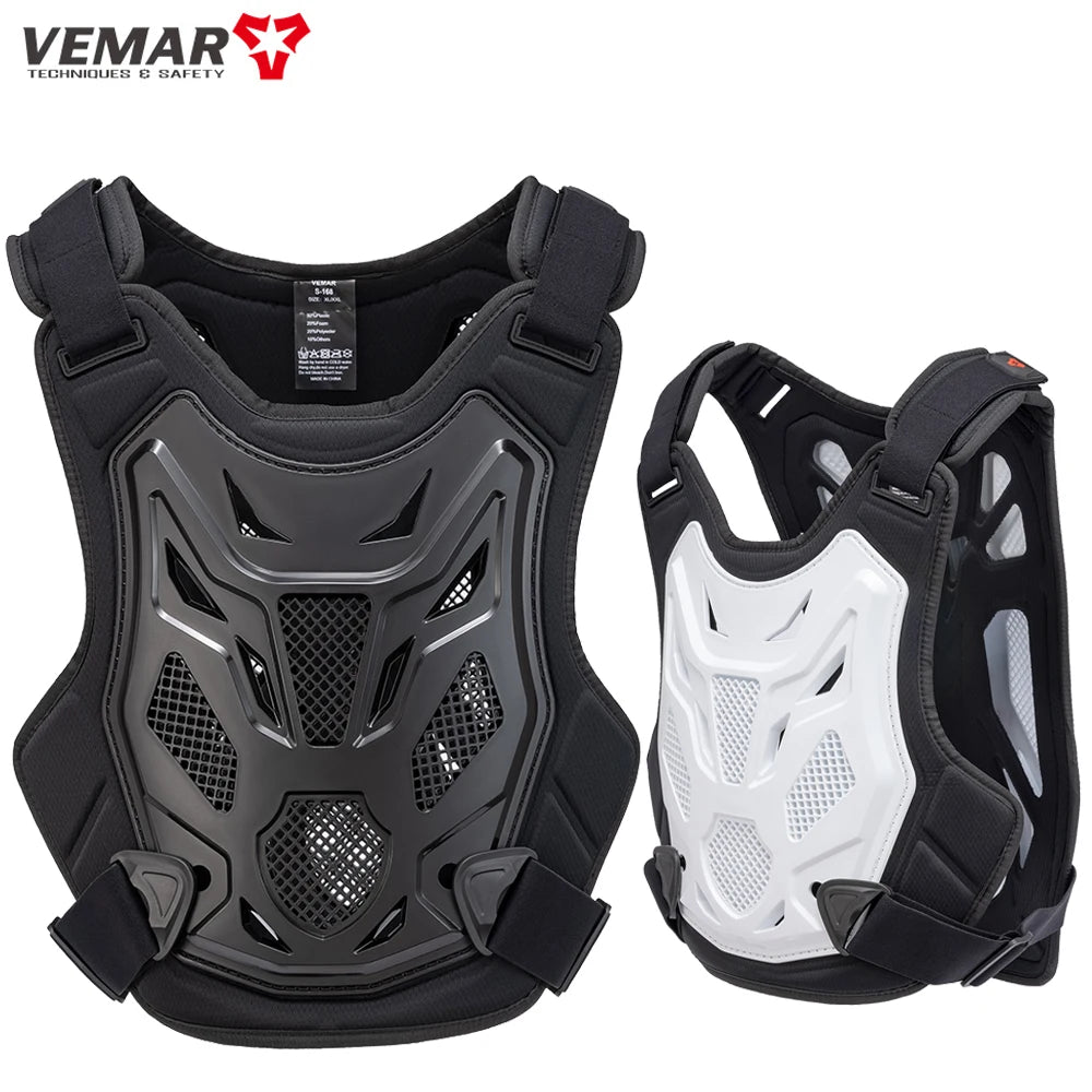 Chaleco protector de armadura para motocross todo terreno para pecho y espalda